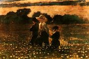 Winslow Homer In the Mowing Norge oil painting reproduction
